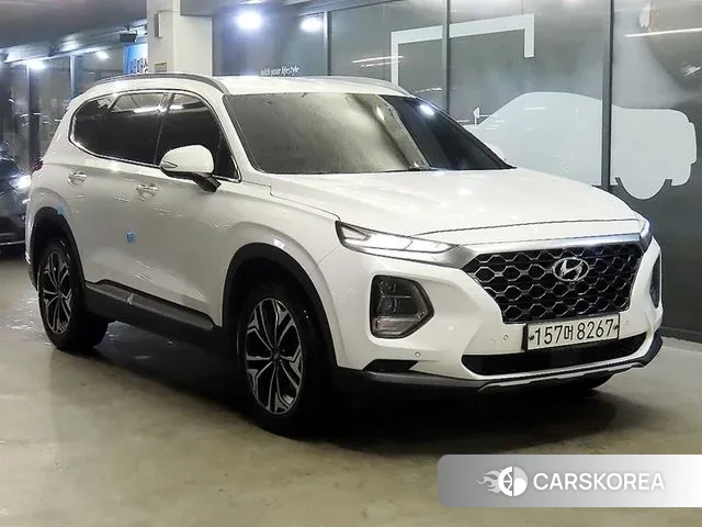 Hyundai Santa Fe TM 2019 Белый из Кореи