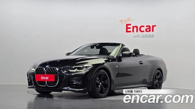 BMW 4 Series (G22) 2022 Черный из Кореи