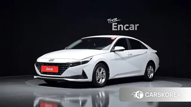 Hyundai Avante (CN7) 2021 Белый из Кореи