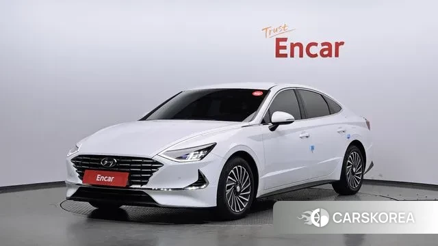 Hyundai Sonata Hybrid (DN8) 2021 Белый из Кореи