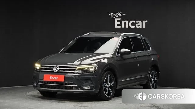 Volkswagen Tiguan second Generation 2018 Серый из Кореи