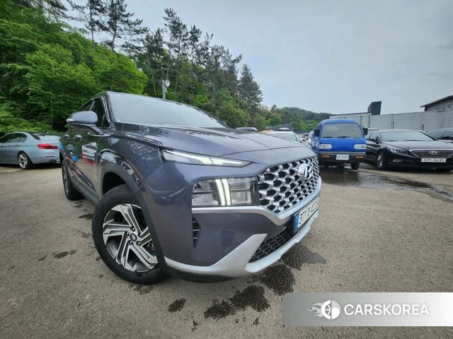 Hyundai The New Santa Fe 2021 Синий из Кореи