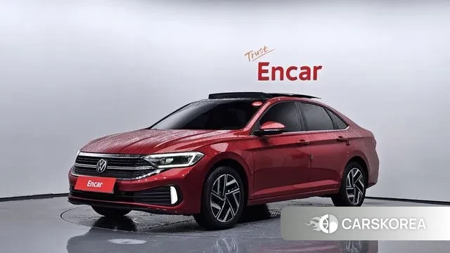 Volkswagen 7th Generation of Jetta 2023 Красный из Кореи