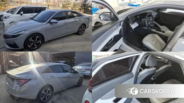 Hyundai Avante (CN7) 2020 Серый из Кореи