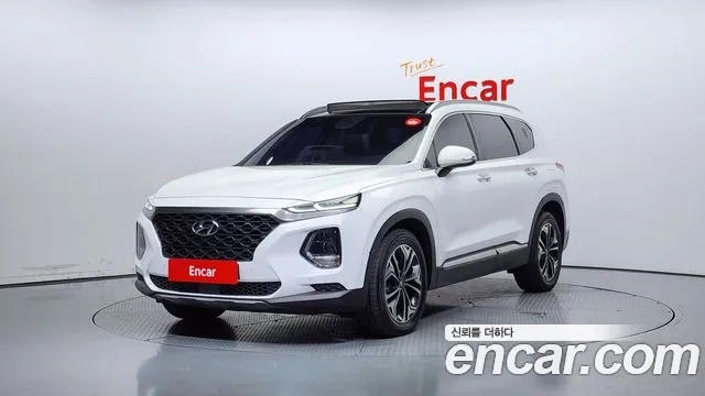 Hyundai Santa Fe TM 2019 Белый из Кореи