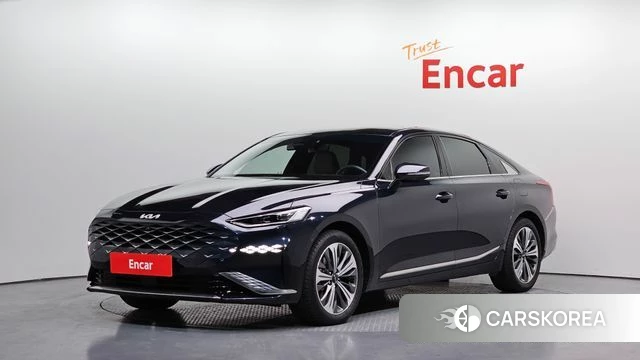 Kia K8 Hybrid 2023 Синий из Кореи