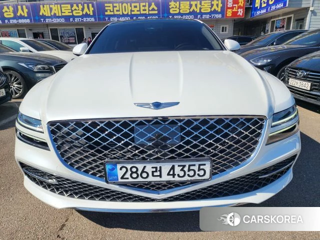 Genesis G80 (RG3) 2023 Жемчужный цвет из Кореи