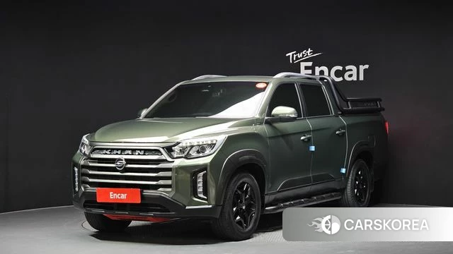 Ssangyong The New Rexton Sports Cannes 2022 Темно-зеленый из Кореи