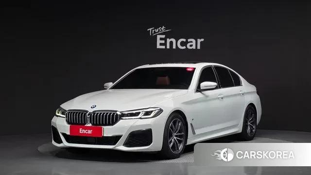 BMW 5 Series (G30) 2021 Белый из Кореи