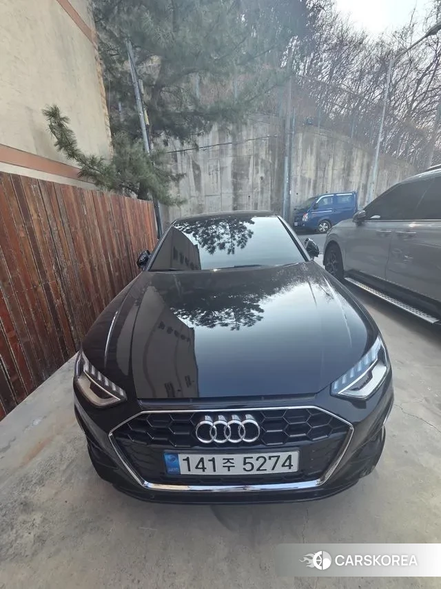 Audi A4 (B9) 2021 Черный из Кореи