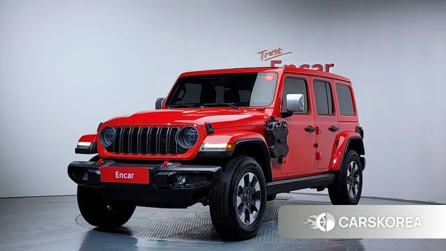 Jeep Wrangler (JL) 2022 Красный из Кореи