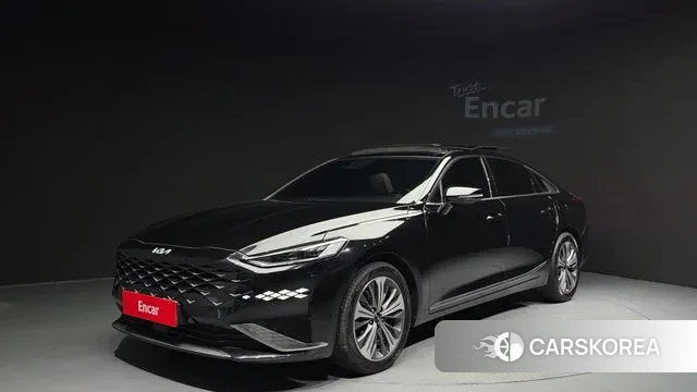 Kia K8 Hybrid 2022 Черный из Кореи