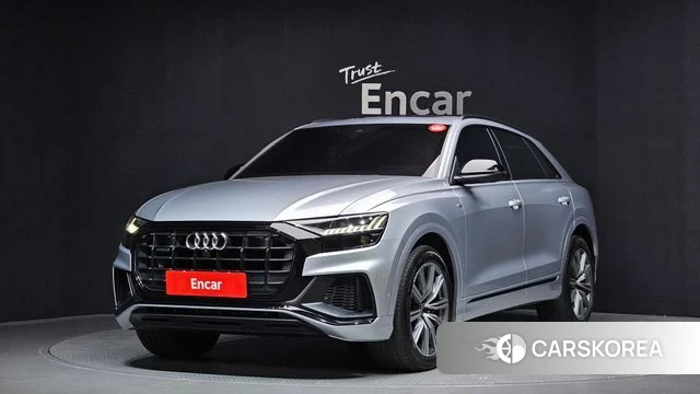 Audi Q8 (4M) 2021 Светло-серебряный цвет из Кореи