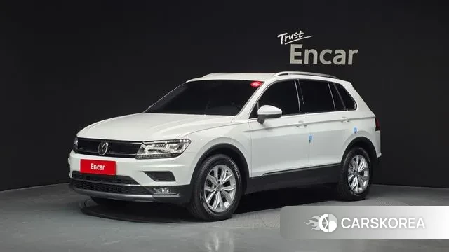 Volkswagen Tiguan second Generation 2020 Белый из Кореи