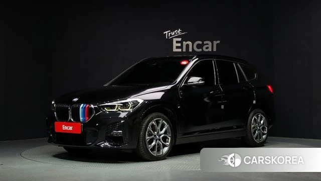 BMW X1 (F48) 2022 Черный из Кореи