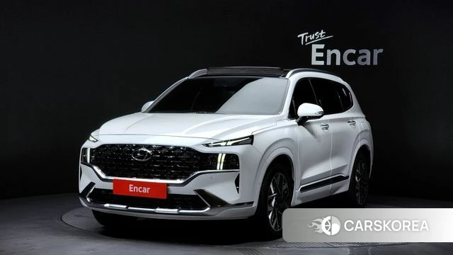 Hyundai The New Santa Fe 2021 Белый из Кореи