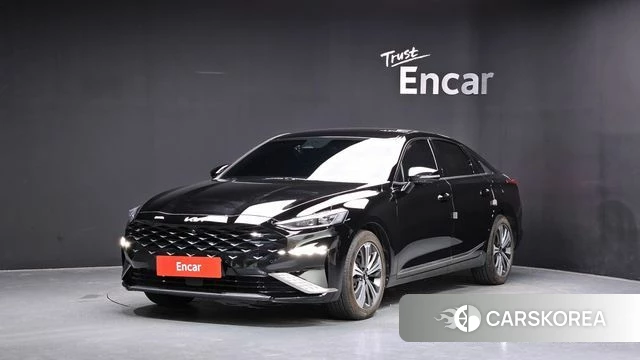 Kia K8 Hybrid 2021 Черный из Кореи