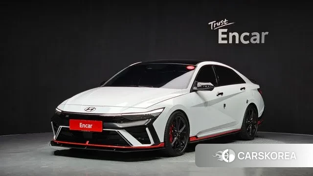 Hyundai The New Avante (CN7) 2023 Белый из Кореи