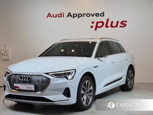 Audi e-Tron 2023 Белый из Кореи