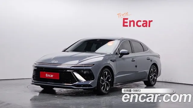 Hyundai Sonata D Edge (DN8) 2024 Небесно-голубой из Кореи