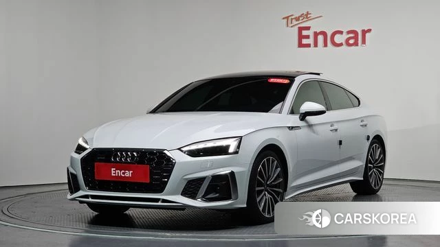 Audi A5 (F5) 2022 Белый из Кореи