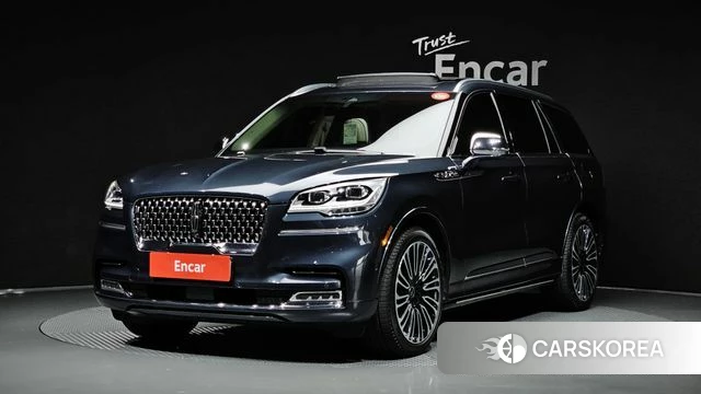 Lincoln Aviator 2nd generation 2020 Синий из Кореи