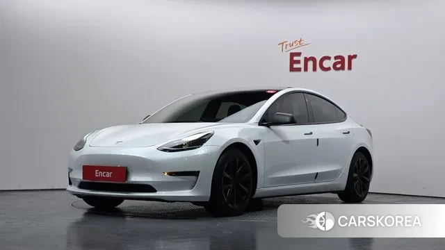 Tesla Model 3 2022 Белый из Кореи