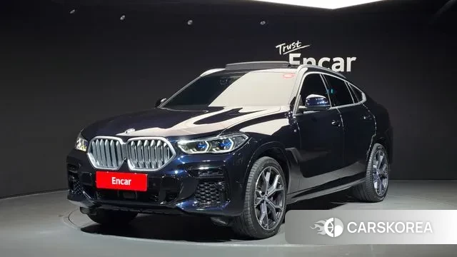 BMW X6 (G06) 2022 Черный из Кореи