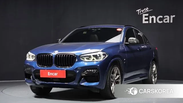 BMW X4 (G02) 2021 Синий из Кореи