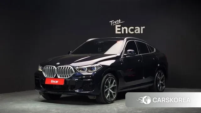 BMW X6 (G06) 2022 Черный из Кореи