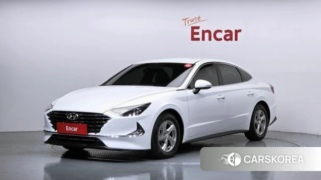 Hyundai Sonata (DN8) 2021 Белый из Кореи