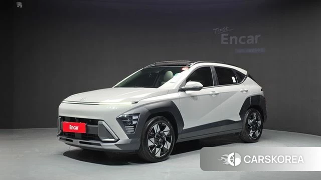 Hyundai Kona Hybrid (SX2) 2023 Серебристо-серый из Кореи