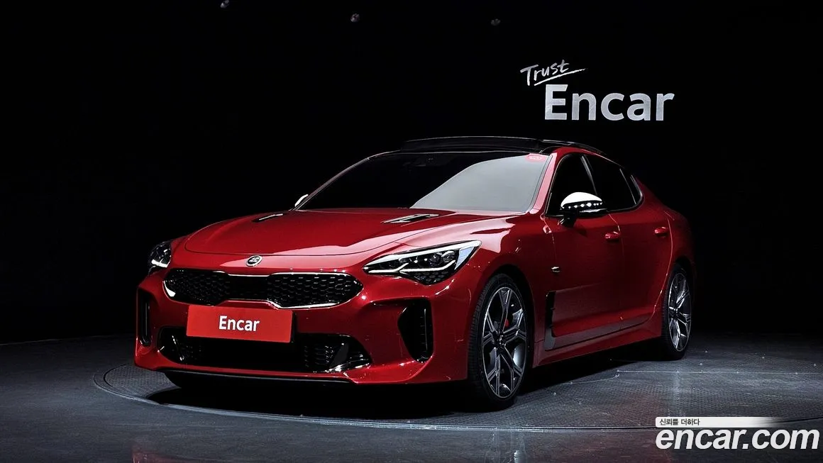Kia Stinger 2019 Красный из Кореи