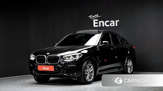 BMW X4 (G02) 2020 Черный из Кореи