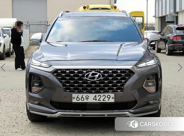 Hyundai Santa Fe TM 2018 Серый из Кореи