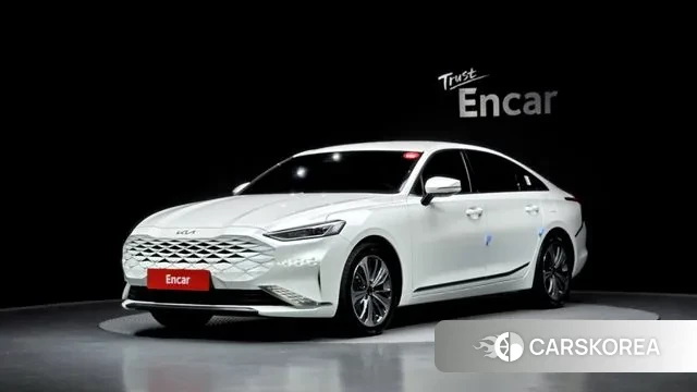 Kia K8 Hybrid 2021 Белый из Кореи