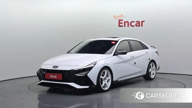 Hyundai Avante (CN7) 2023 Белый из Кореи