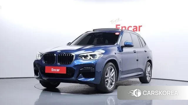 BMW X3 (G01) 2021 Синий из Кореи