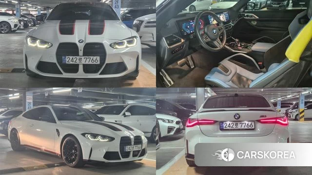 BMW M4 (G82) 2023 Белый из Кореи