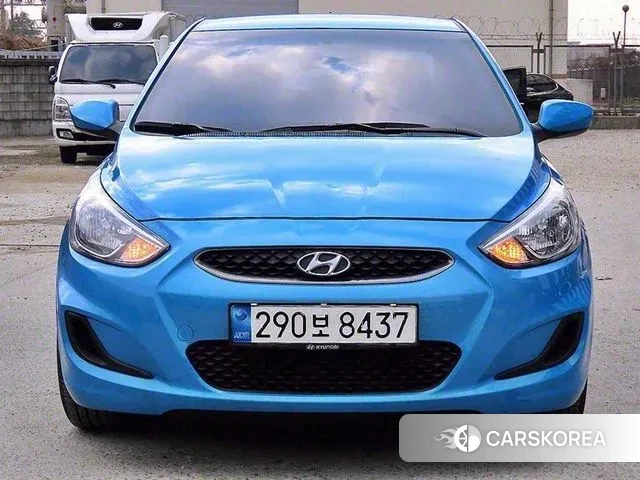 Hyundai Accent (New type) 2018 Небесно-голубой из Кореи