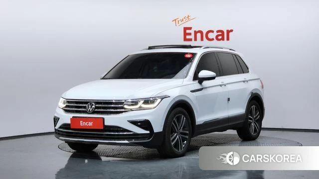 Volkswagen Tiguan second Generation 2024 Белый из Кореи
