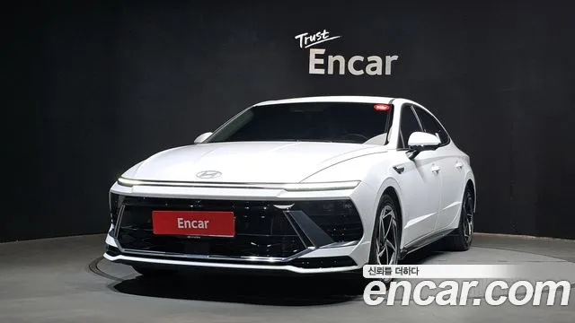 Hyundai Sonata D Edge Hybrid (DN8) 2023 Белый из Кореи