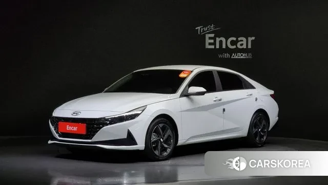 Hyundai Avante (CN7) 2023 Белый из Кореи