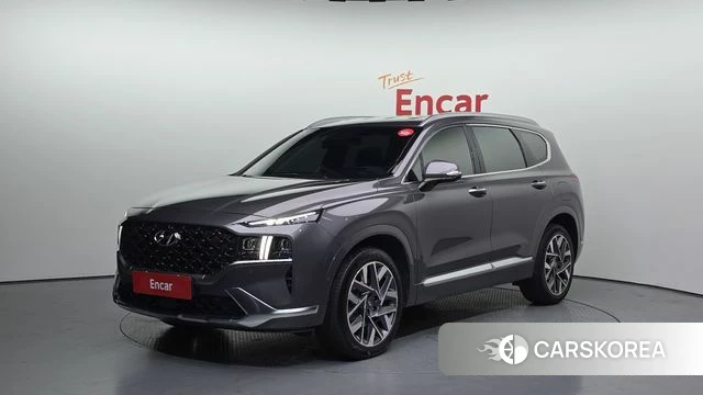 Hyundai The New Santa Fe 2021 Серый из Кореи