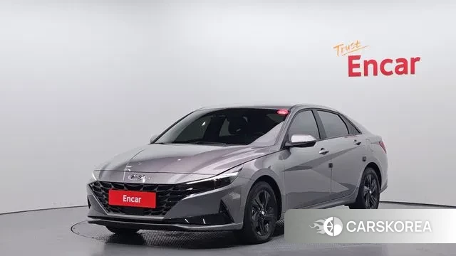 Hyundai Avante Hybrid (CN7) 2022 Серебристо-серый из Кореи