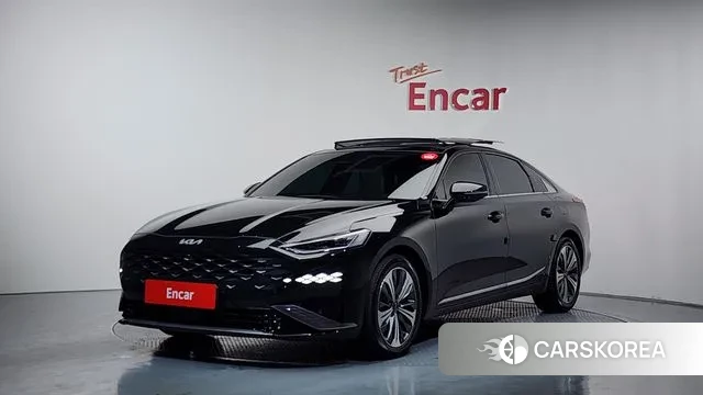 Kia K8 Hybrid 2021 Черный из Кореи
