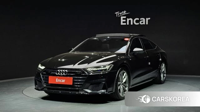 Audi A7 (4K) 2020 Черный из Кореи