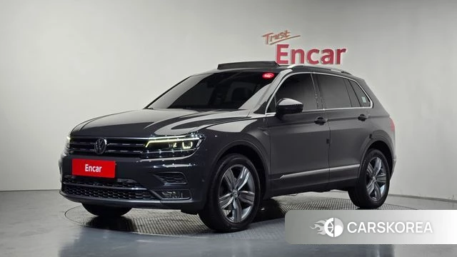 Volkswagen Tiguan second Generation 2018 Серый из Кореи
