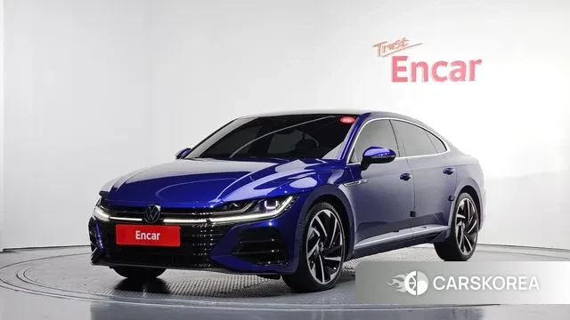 Volkswagen Arteon 2022 Синий из Кореи