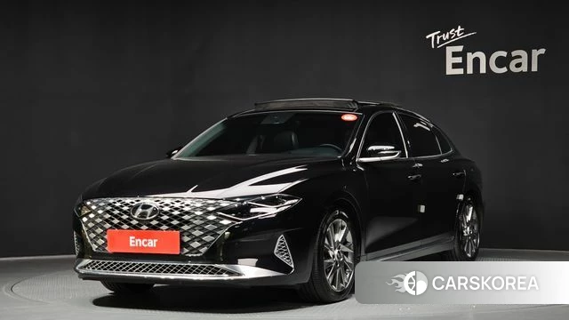 Hyundai The New Grandeur IG Hybrid 2020 Черный из Кореи